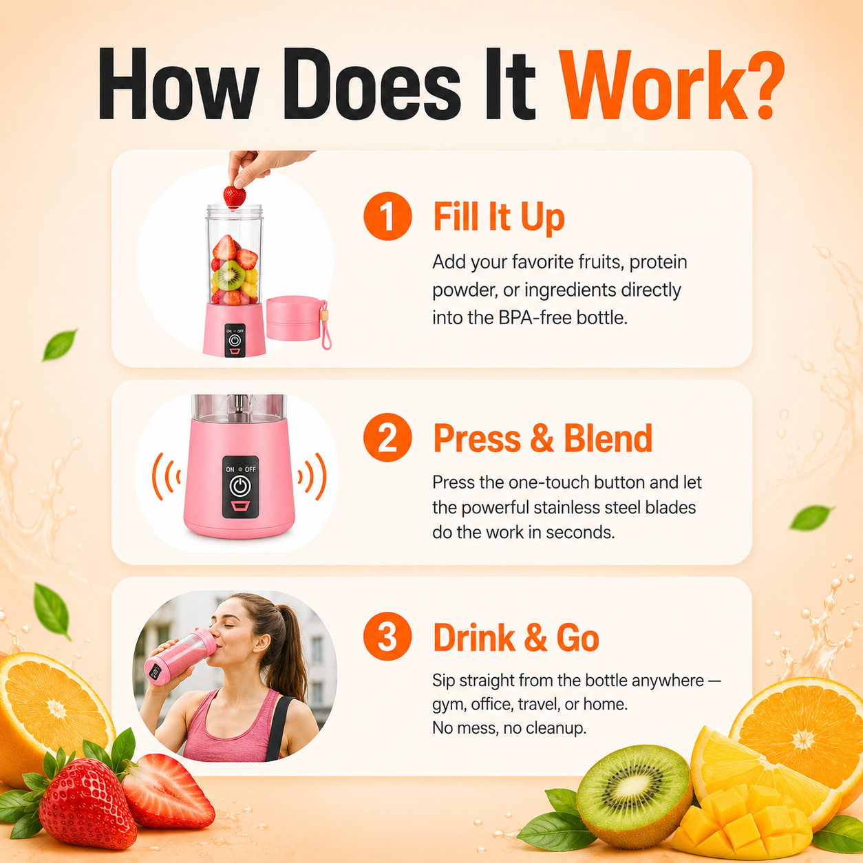 Vaporya™ - The portable blender