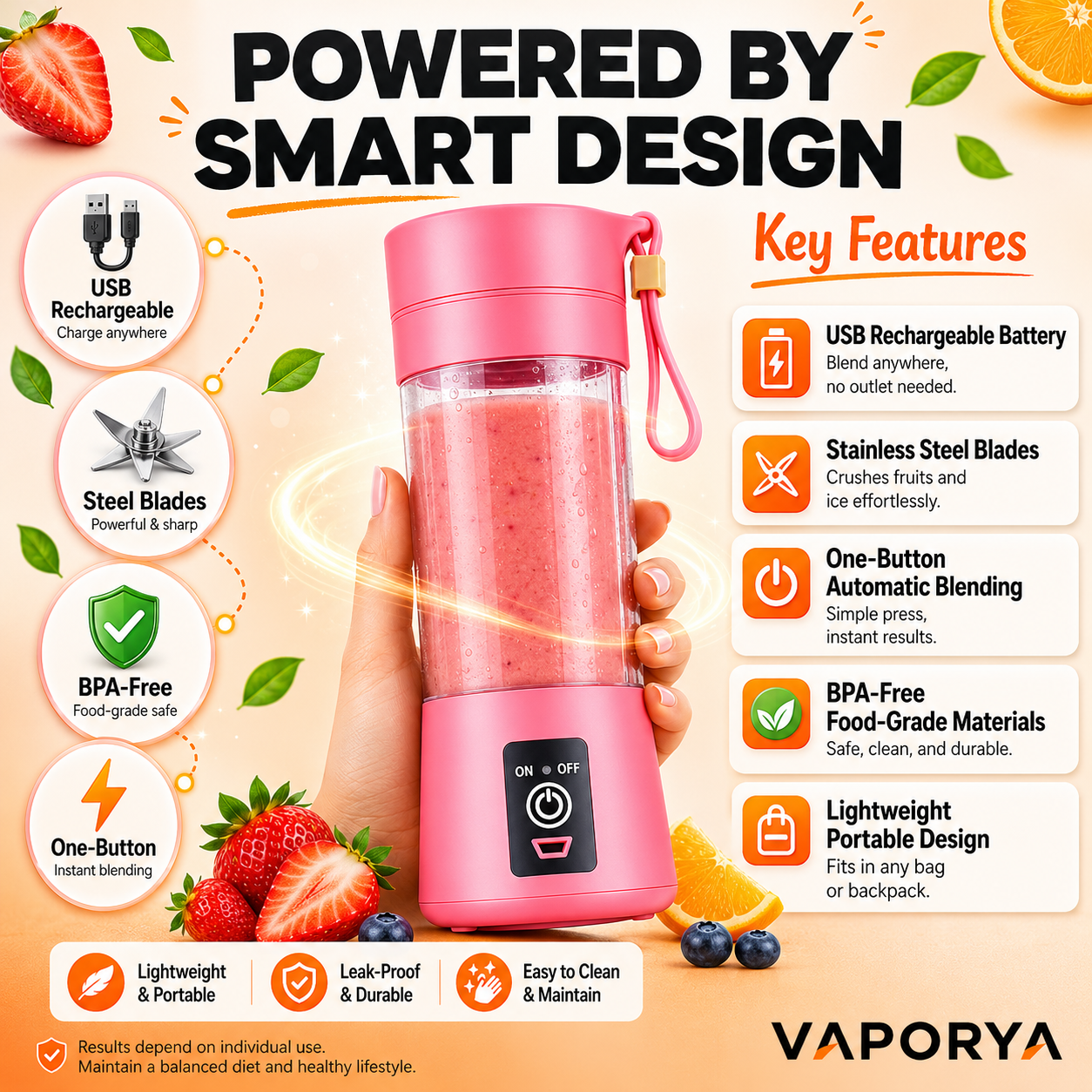 Vaporya™ - The portable blender